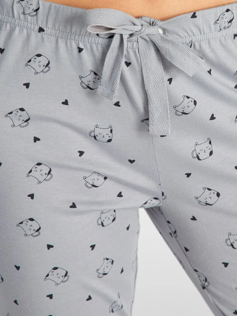 Ensemble en jersey   2 pièces   Bleu