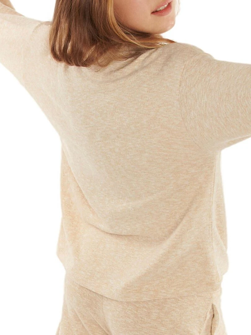 Top manches longues Isadora Beige