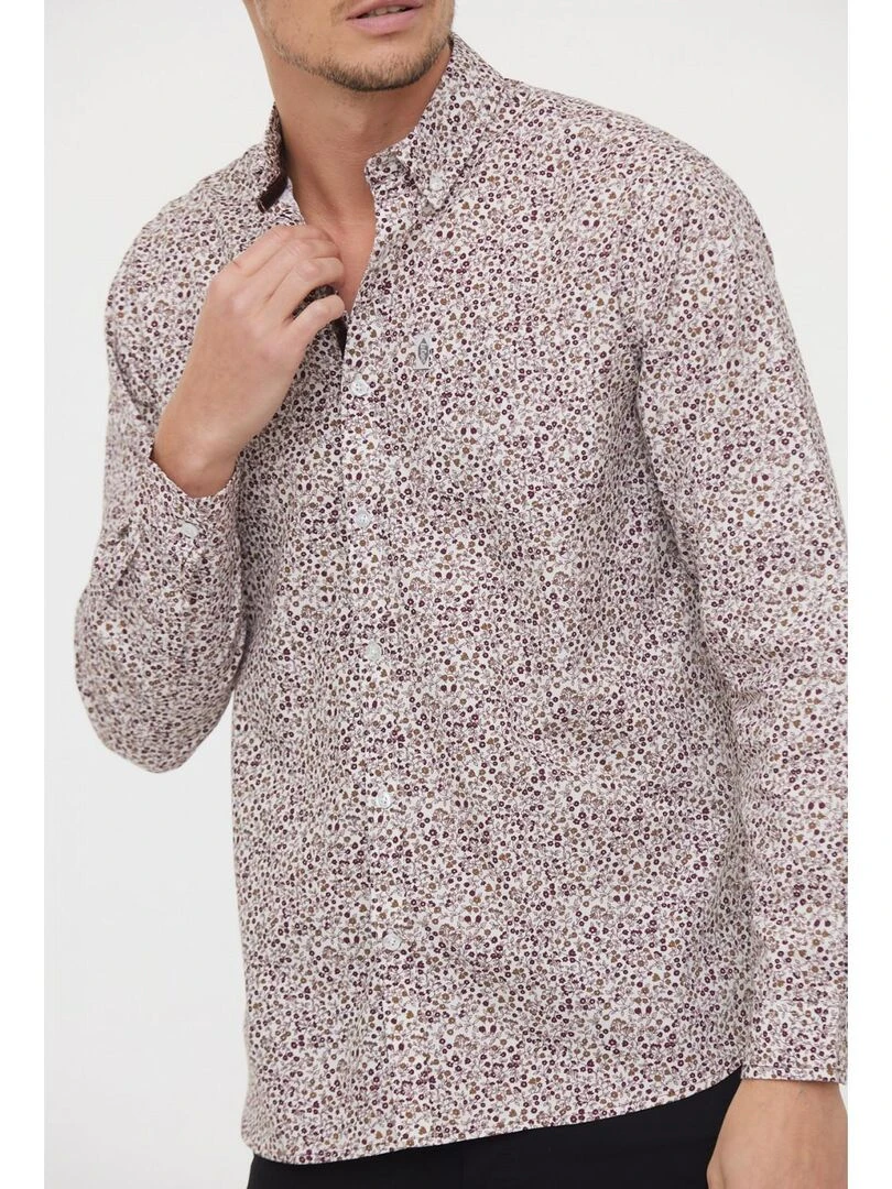 Lee Cooper   Chemise manches longues coton regular DIOLI   Rose clair