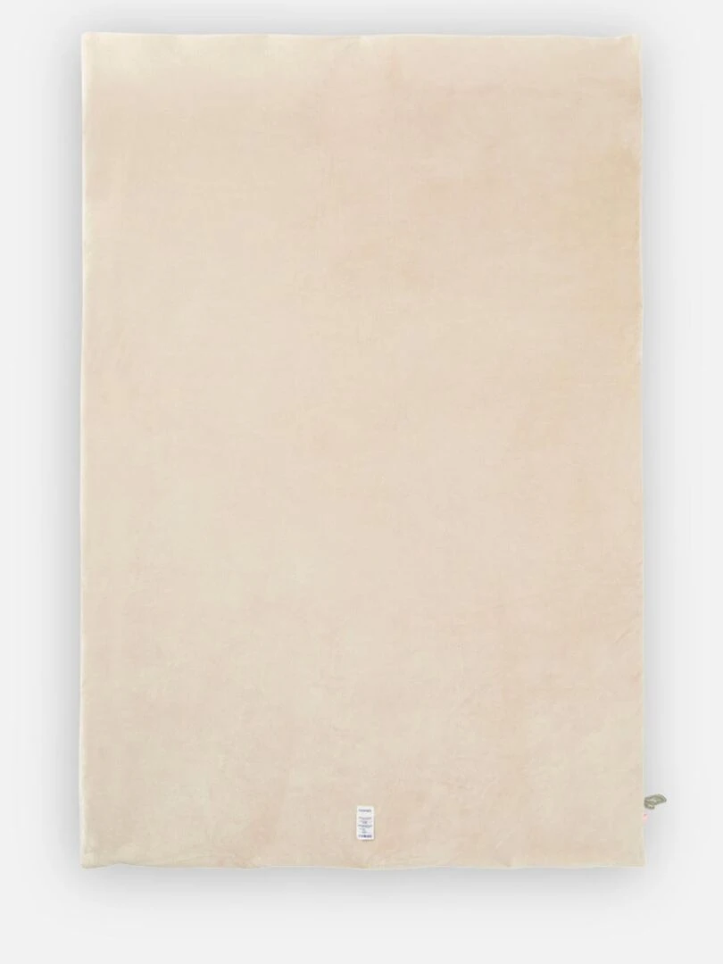 Couverture 100 x 140 cm TSO en Veloudoux    Beige