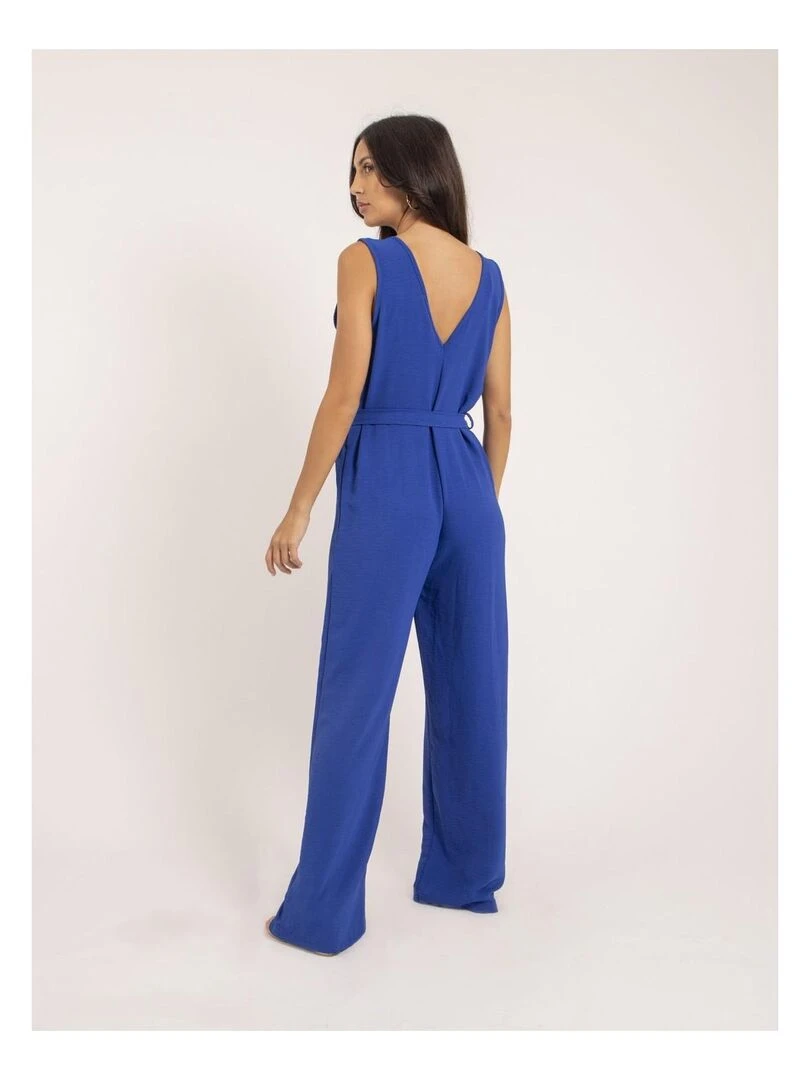 Combi pantalon et ceinture ELEA Bleu roi