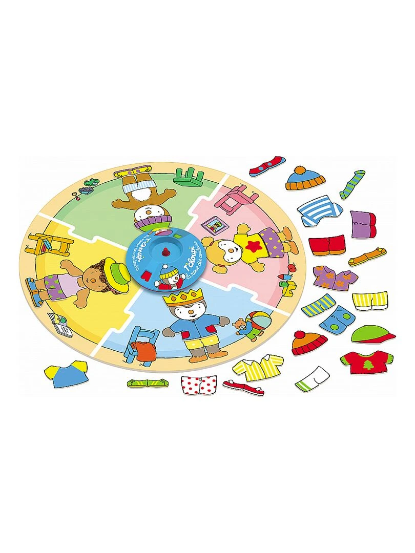 Jeu éducatif La roue des couleurs T'choupi N/A