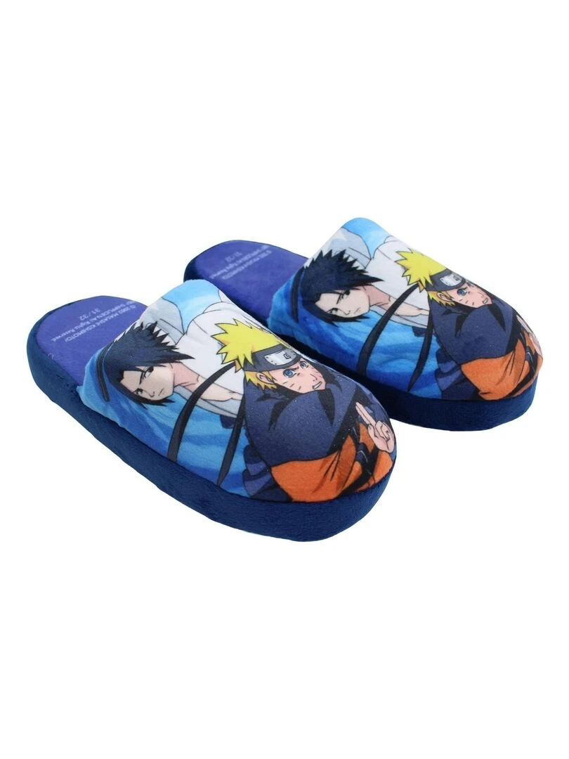 Disney Pantoufle garçon imprimé Naruto Bleu marine