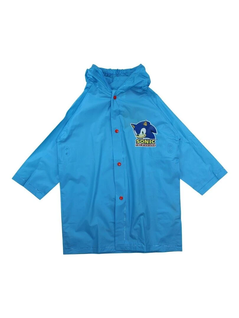 Sonic Impermeable garçon imprimé Sonic Bleu