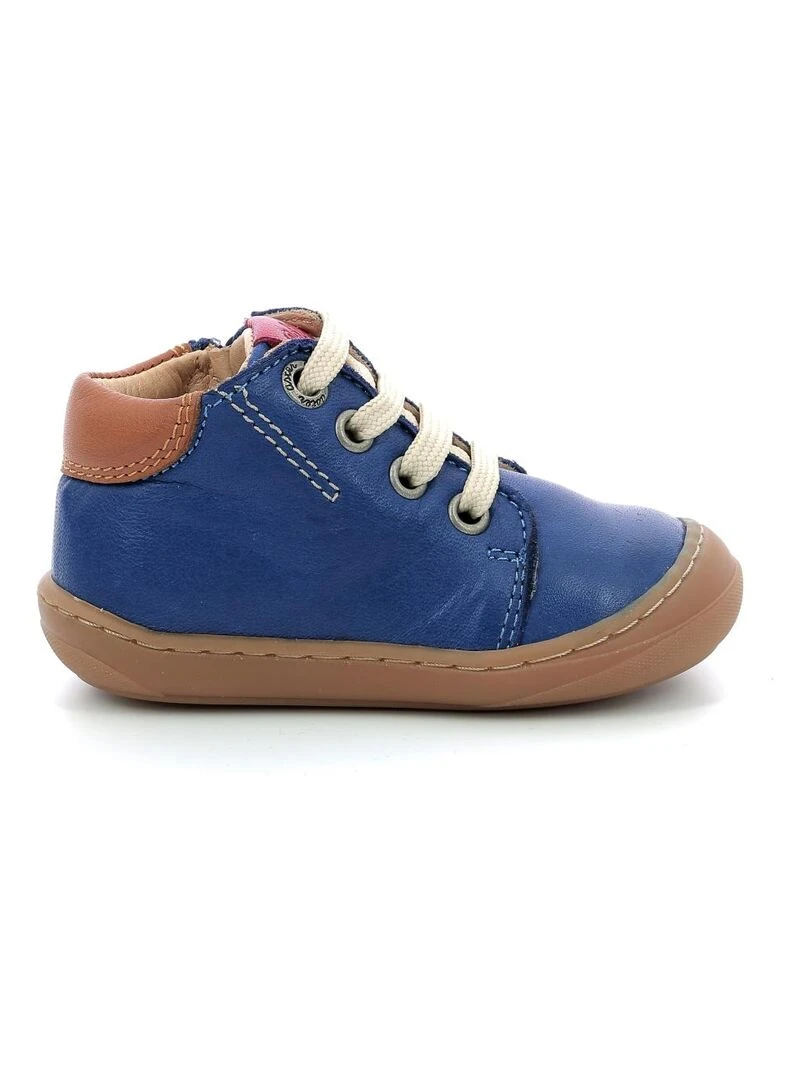 Bottillons Cuir Chyoso Bleu