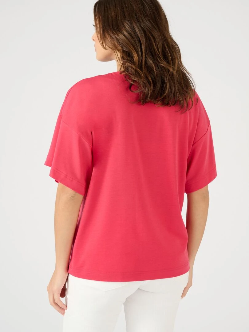 Tee shirt manches courtes kimono Climatyl   Damart   Magenta
