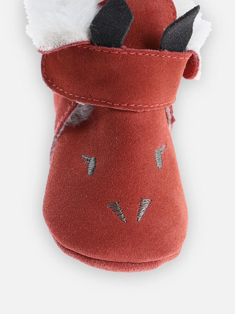 Bottines en cuir girafe  foncé   Noukie's   Rose