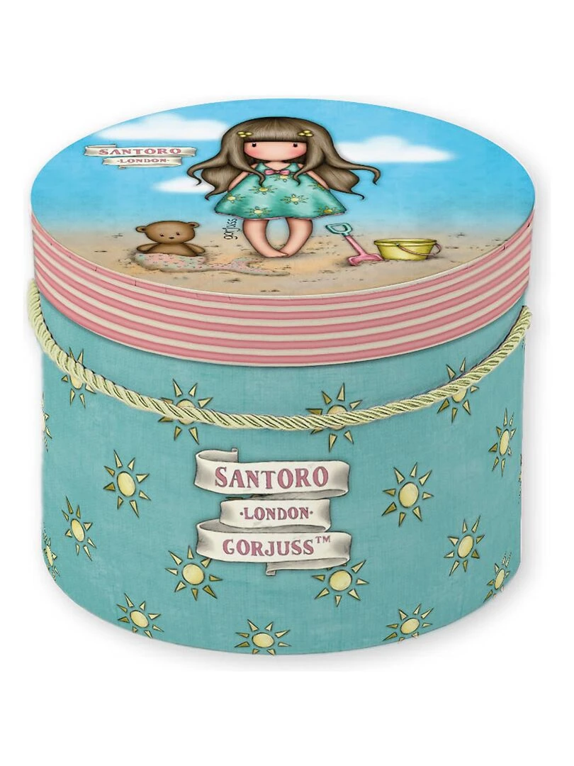 Pyjama fille short débardeur Hello Summer Santoro   Bleu