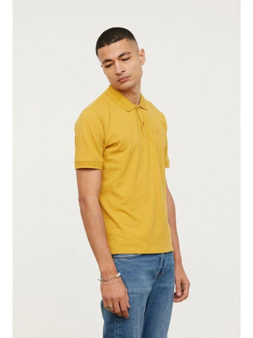 Lee Cooper Polo manches courtes coton regular BAKO Jaune citron