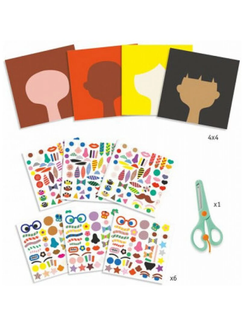Creer Avec Des Stickers Coiffeur N/A