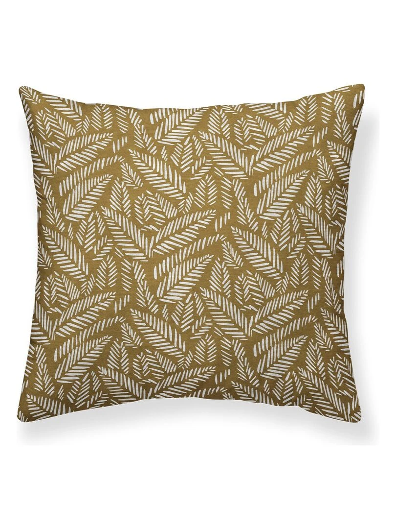 Coussin décoration imprimé 'TERANGA INAYA' 'TODAY' Bronze