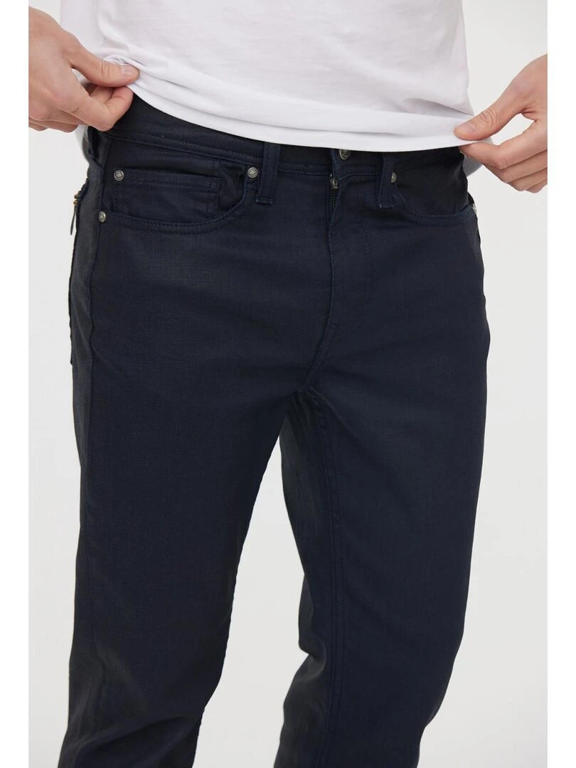 Lee Cooper   Pantalon coton straight LC122ZP   Bleu marine