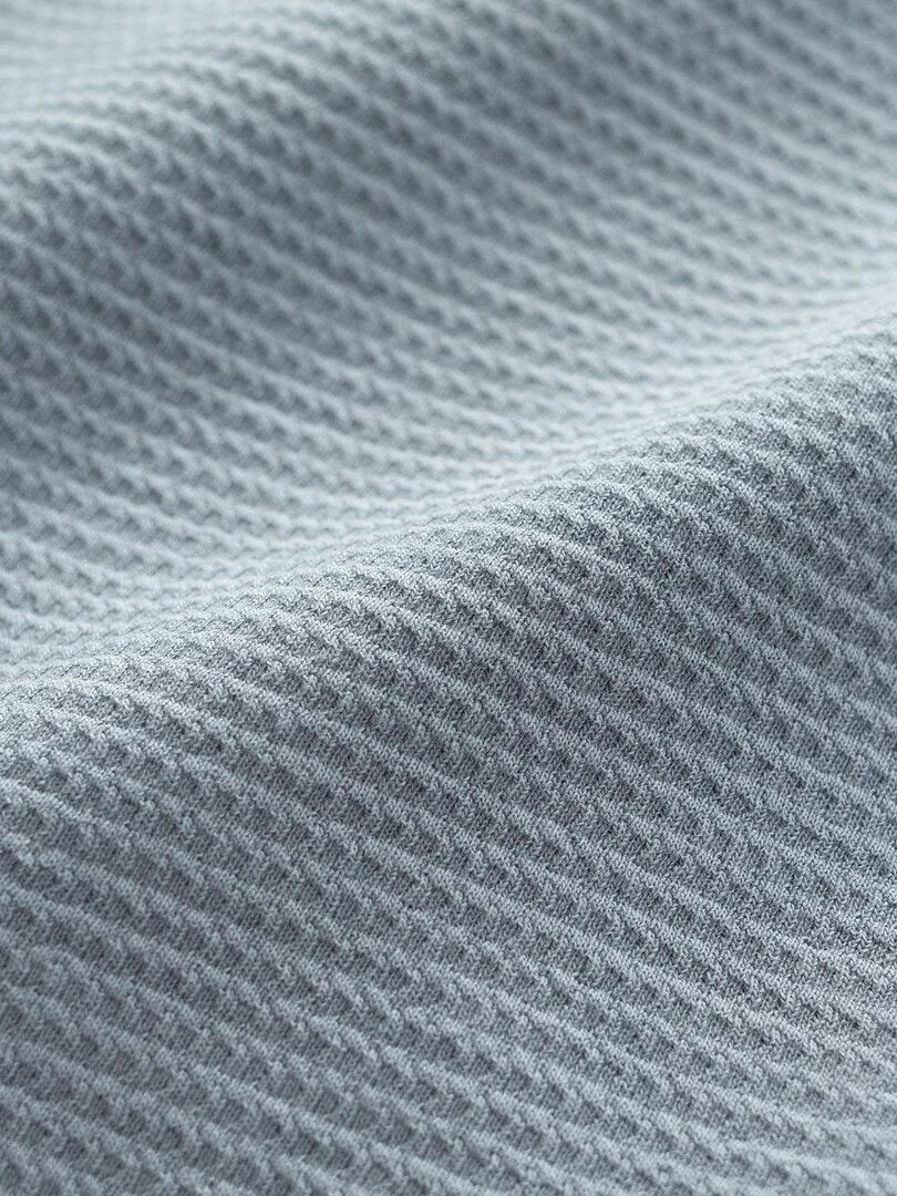 Bemini Gigoteuse  jambes séparables Waffle bio   Bleu gris