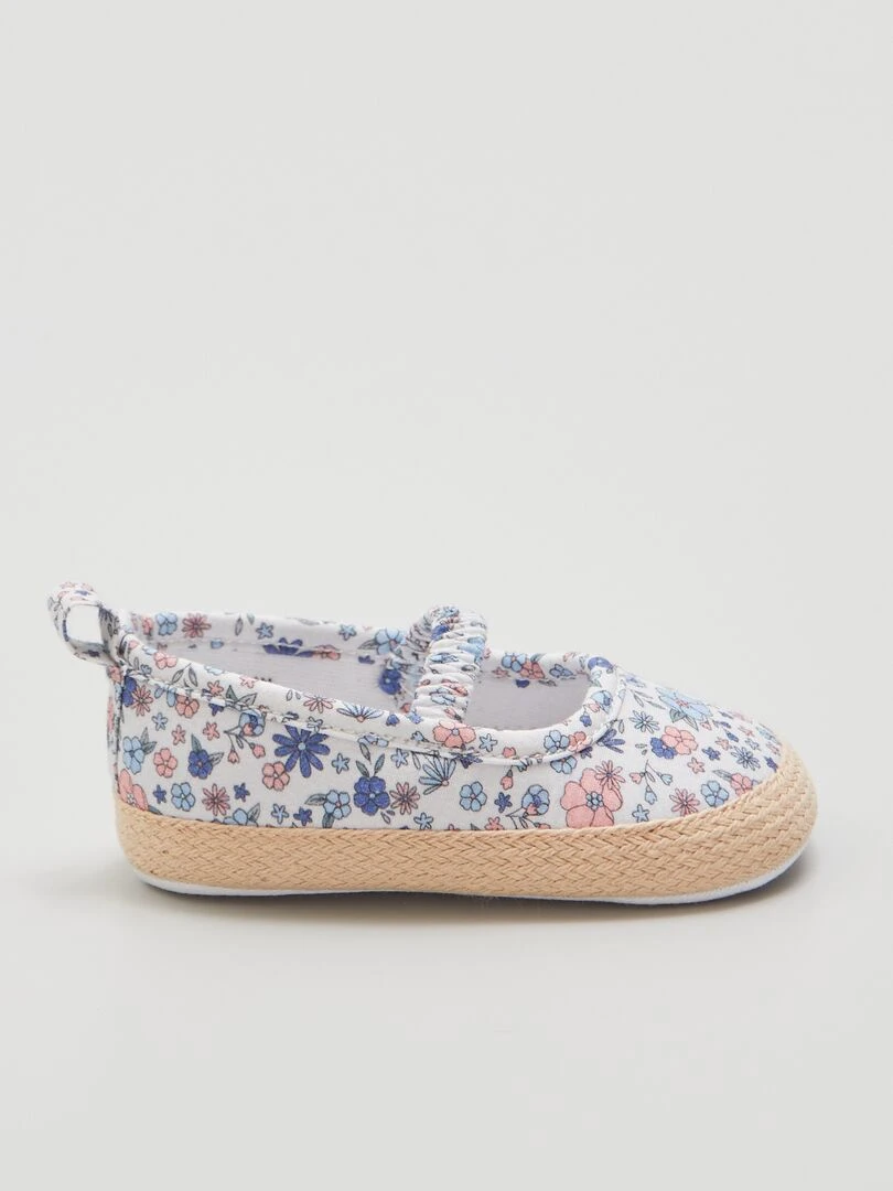 Sandales style espadrilles Blanc