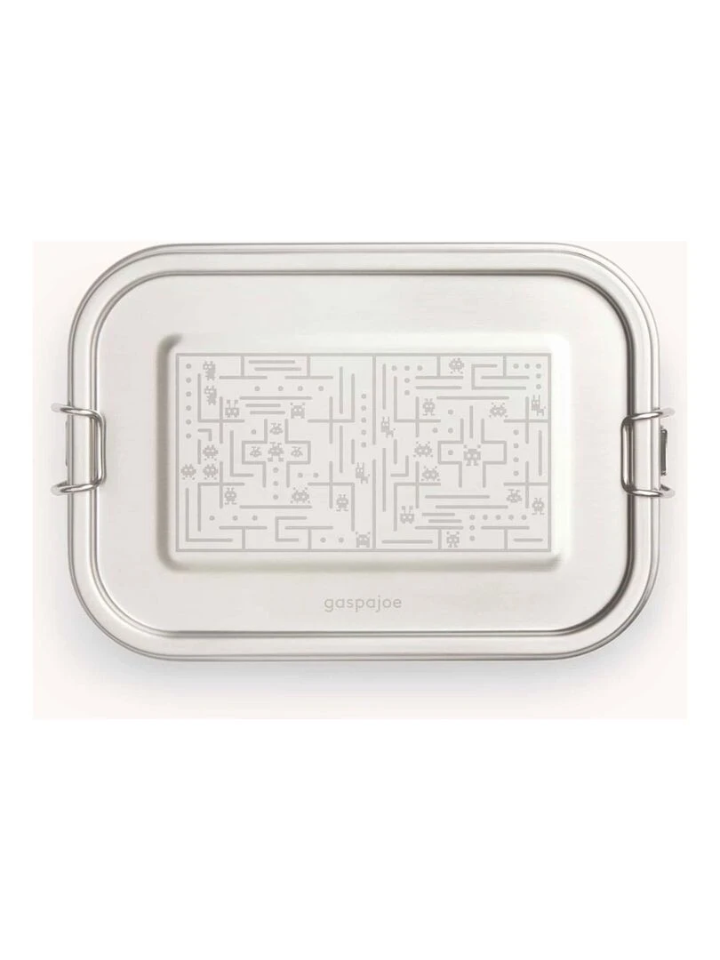 Lunch box inox Yummy 800 ml Rétro game Multicolore