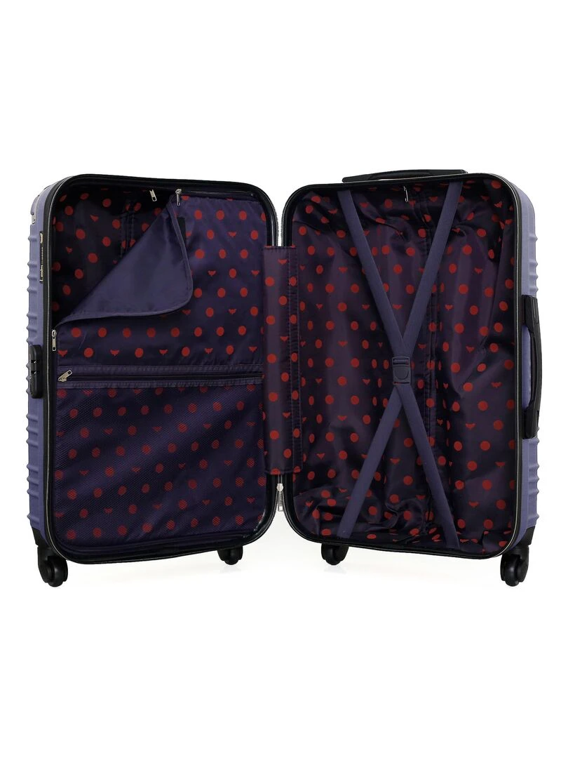 LPB LUGGAGE   VALISE WEEKEND ABS GIULIA 4 ROUES 65 CM   Violet