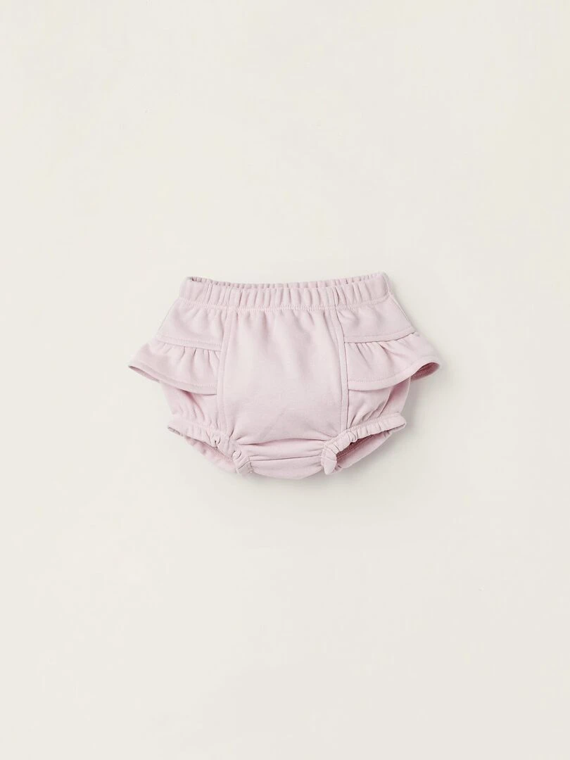 Bloomer avec Volants pour Nouveau Né NATURE TAKEOVER Rose clair