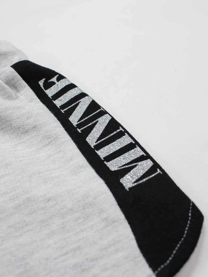 Disney   Short fille imprimé Minnie en coton   Gris