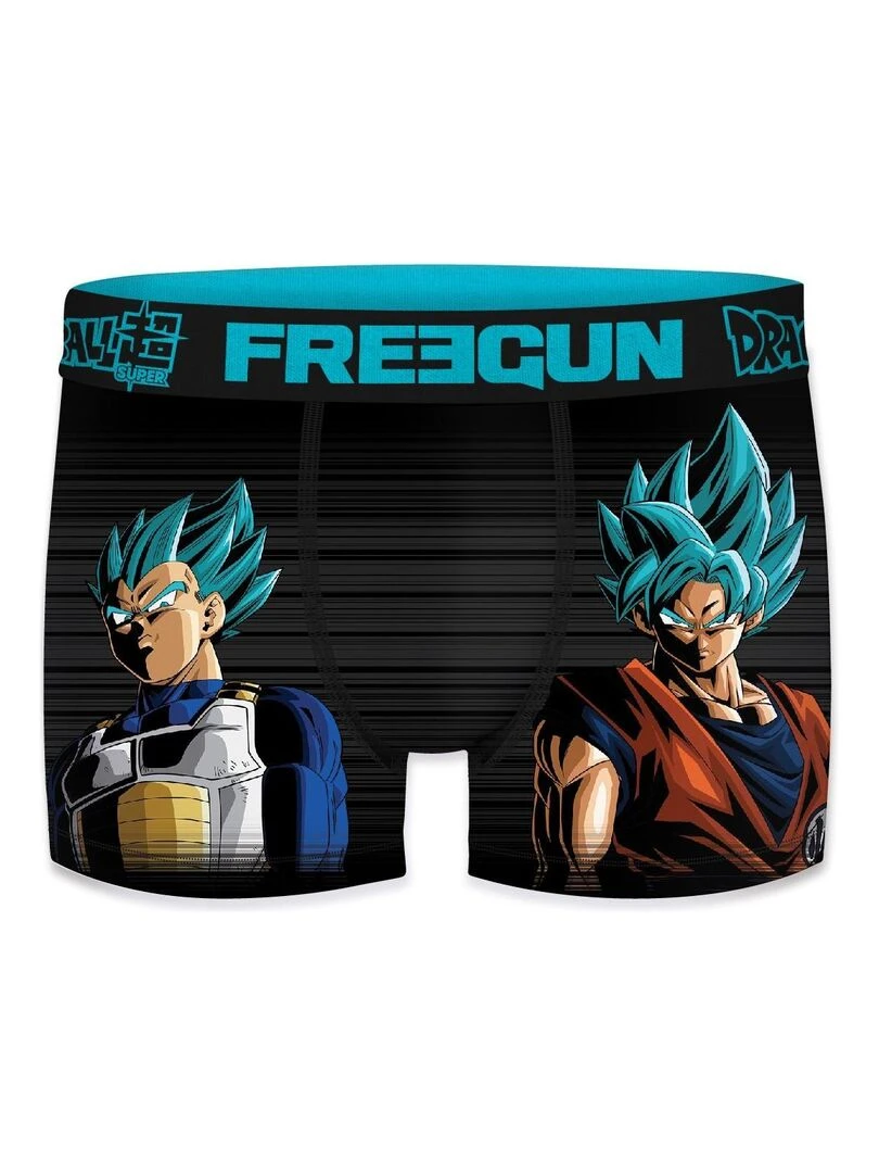 Lot de 3 Boxers garçon Dragon Ball Super Freegun   Gris