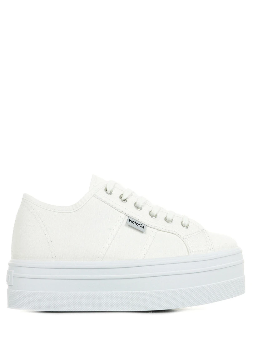 Baskets Basket Lona Plataforma Blanc