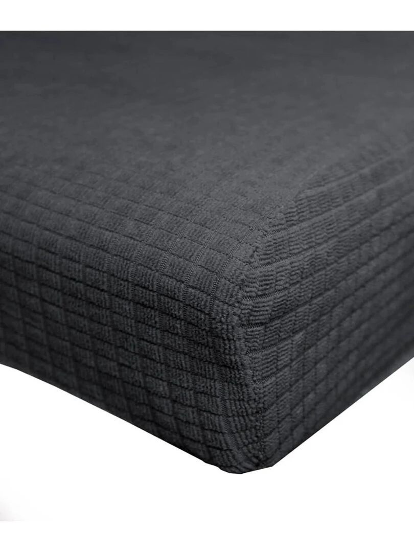 Lot de 4 Housses de chaise extensible Anthracite   gris anthracite