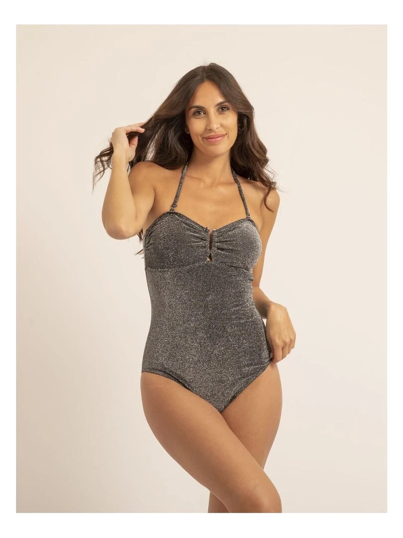 Maillot 1 pièce lurex GELISA Noir