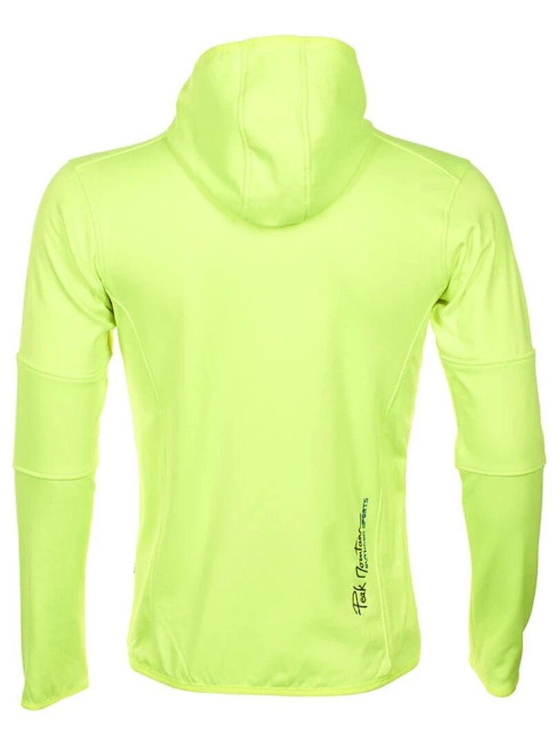Blouson polar shell homme CAMPUS PEAK MOUNTAIN Jaune
