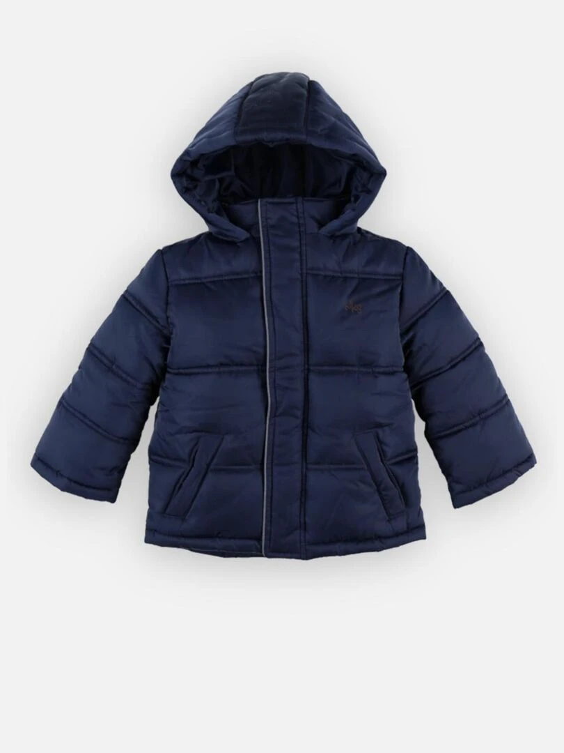 Doudoune 3 en 1 marine/caramel Noukie's Bleu