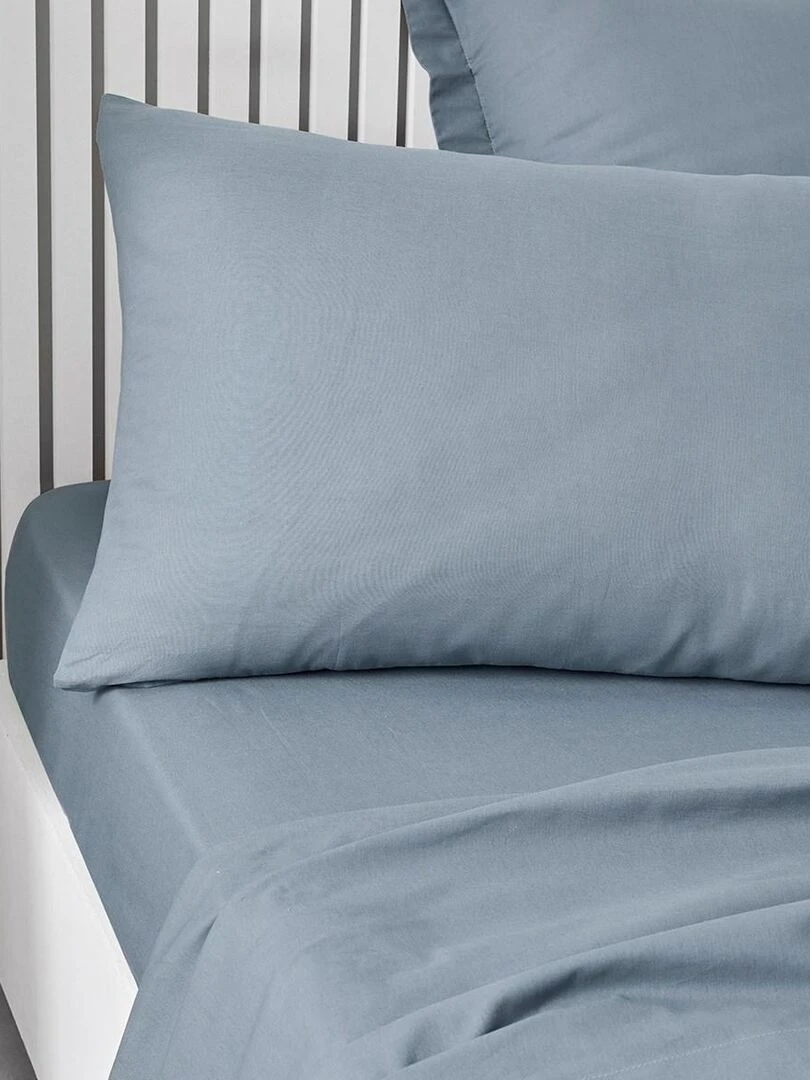 Taie d'oreiller  'ESSENTIAL' 'TODAY'   Bleu gris