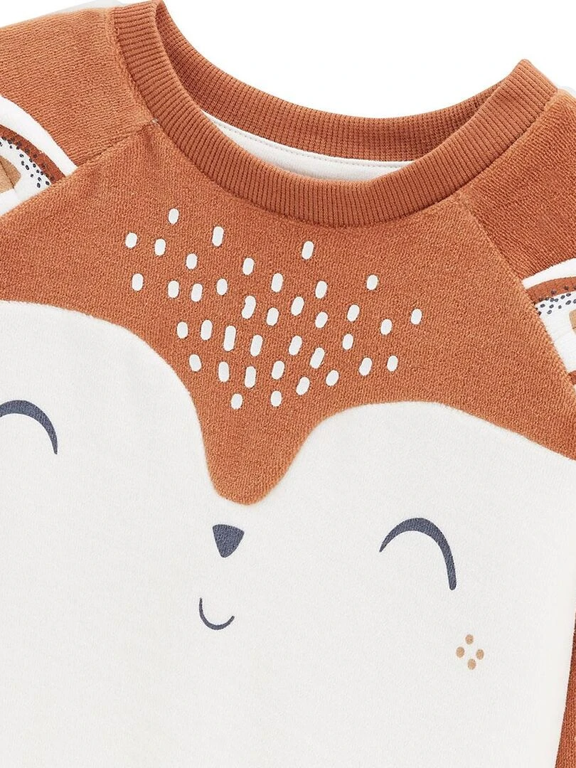 Pyjama enfant en velours Montreal   Camel