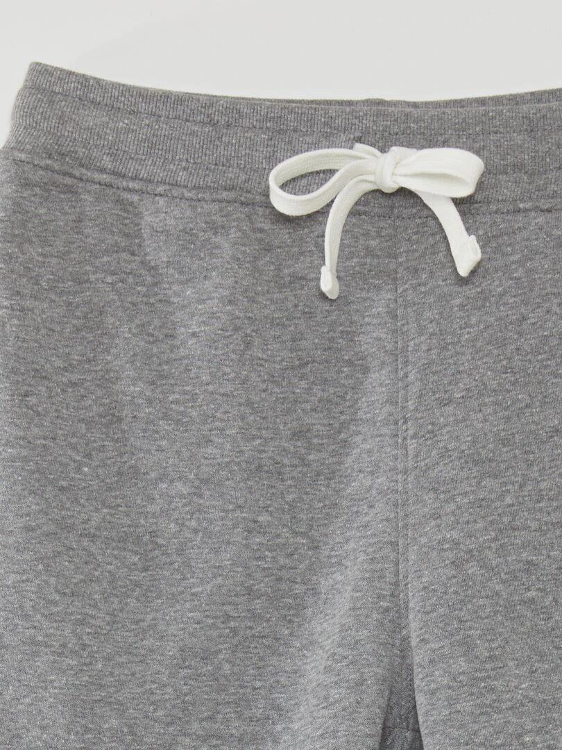Pantalon jogging en molleton   Gris foncé