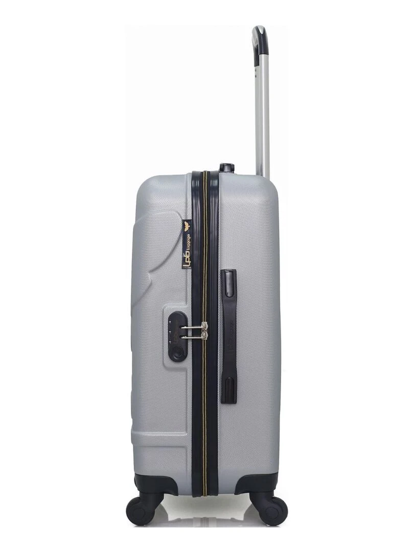 LPB LUGGAGE   VALISE WEEKEND ABS NORINE A 4 ROUES 60 CM   Gris
