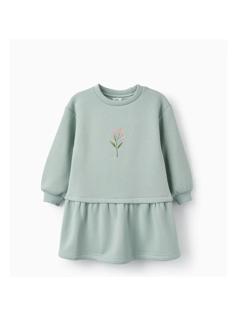 Robe à manches longues pour fille 'Snow Blossoms' manches longues SWEET FROSTY DREAMS Vert clair