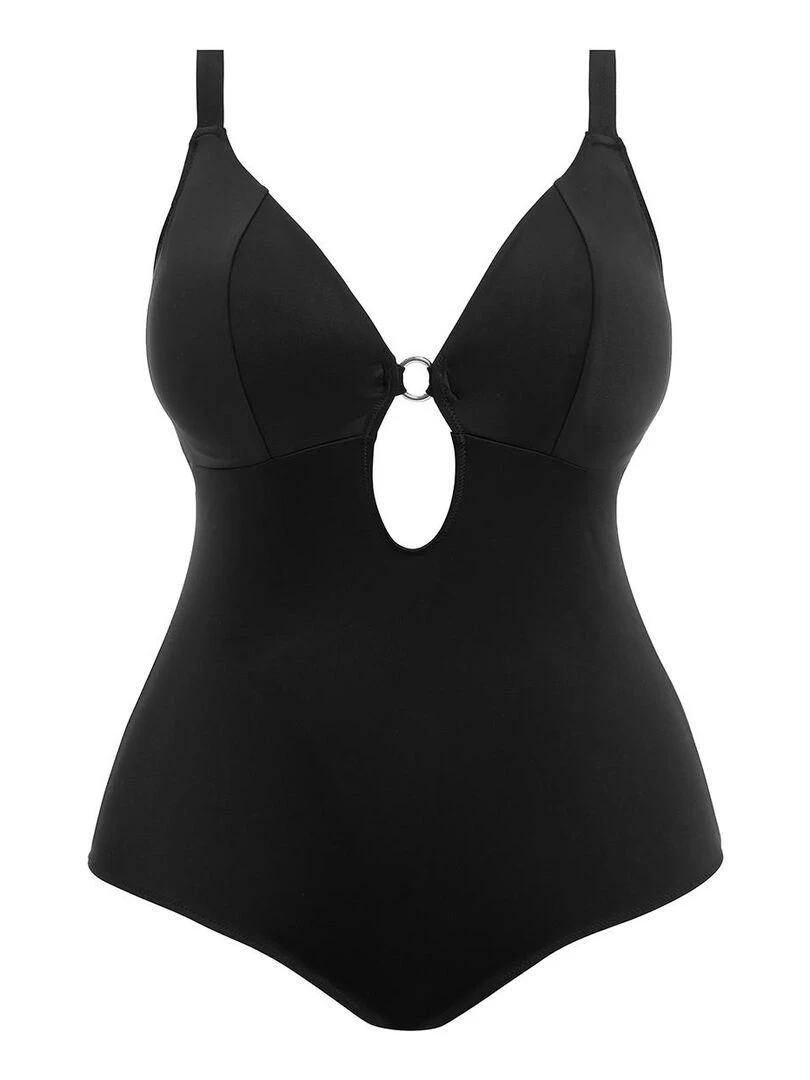 Maillot 1 pièce grande taille sans armatures Plain Sailing   Noir