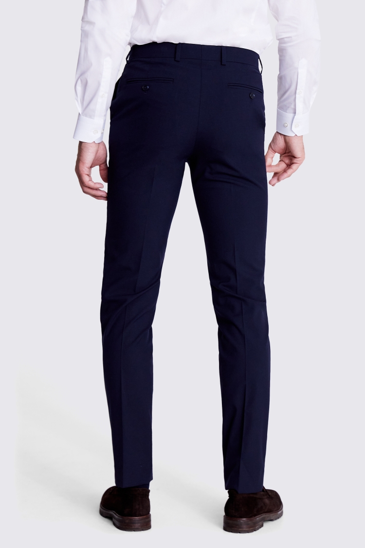 Tailored Fit Navy Trousers Buy Online at Moss