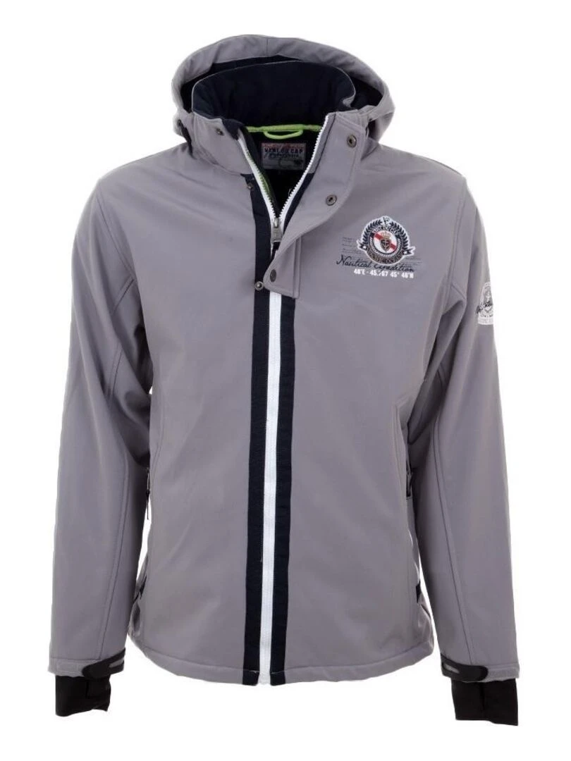 Blouson softshell homme CETOM VENT DU CAP Gris