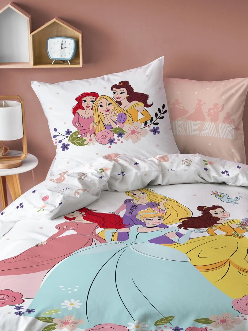 Parure de lit 'Princesses' 1 personne Multicolor