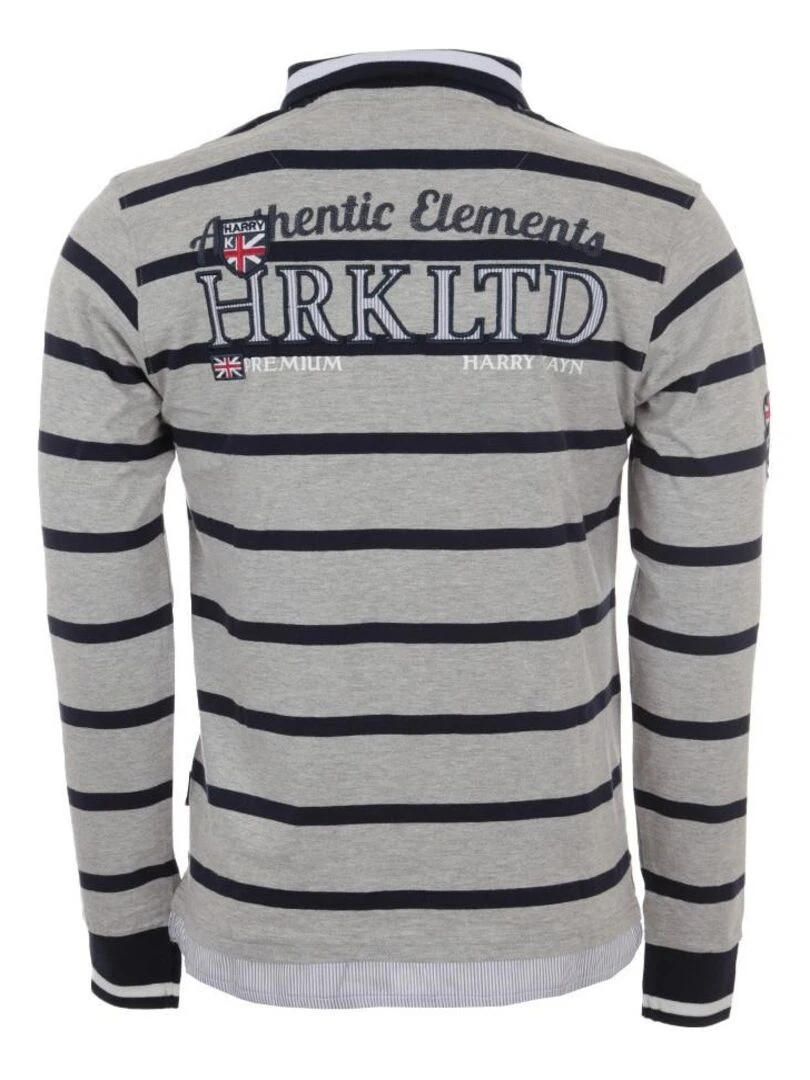 Polo manches longues garçon ECALAORI HARRY KAYN Gris