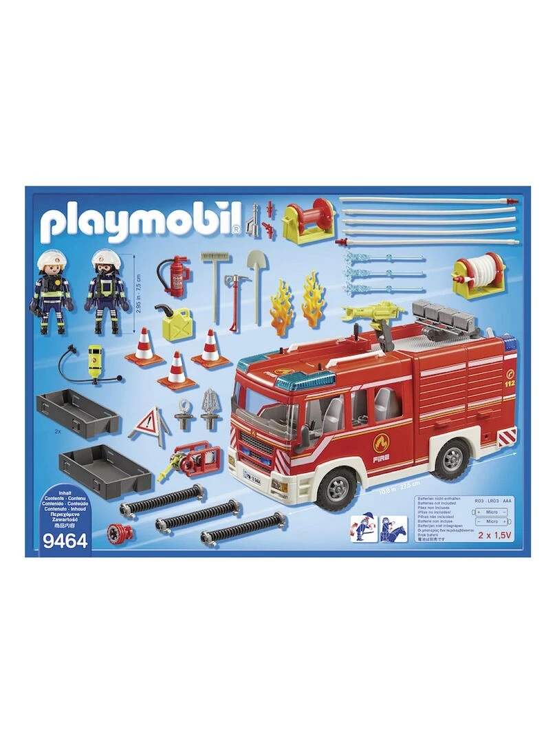 9464 'playmobil' Fourgon D'intervention Des Pompiers 1218   N/A