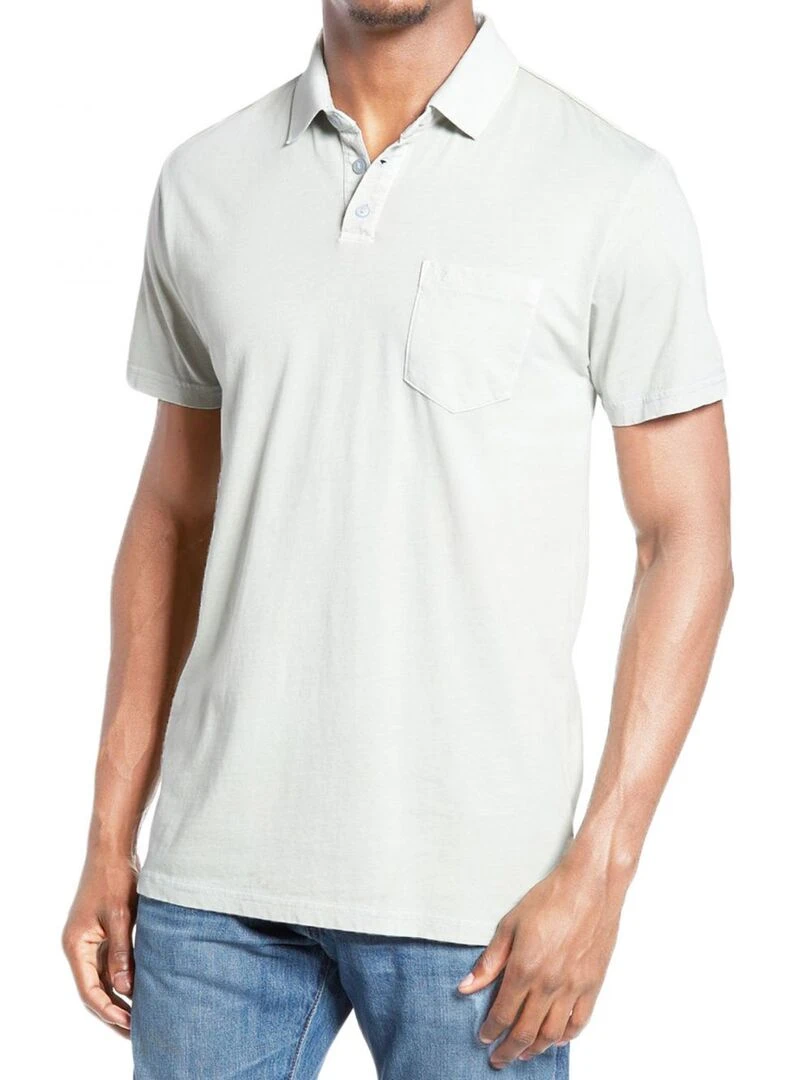 Polo uni Kebello Blanc Blanc
