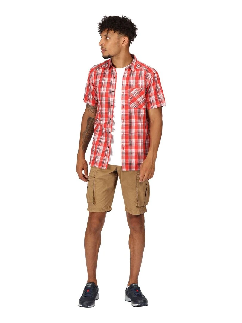 Regatta   Chemise MINDANO   Rouge carmin