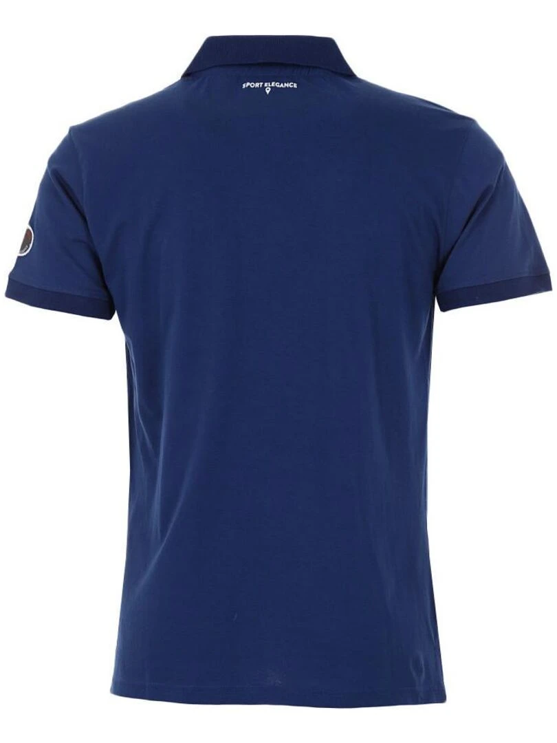 Polo manches courtes homme COCHE DEGRE CELSIUS Bleu marine
