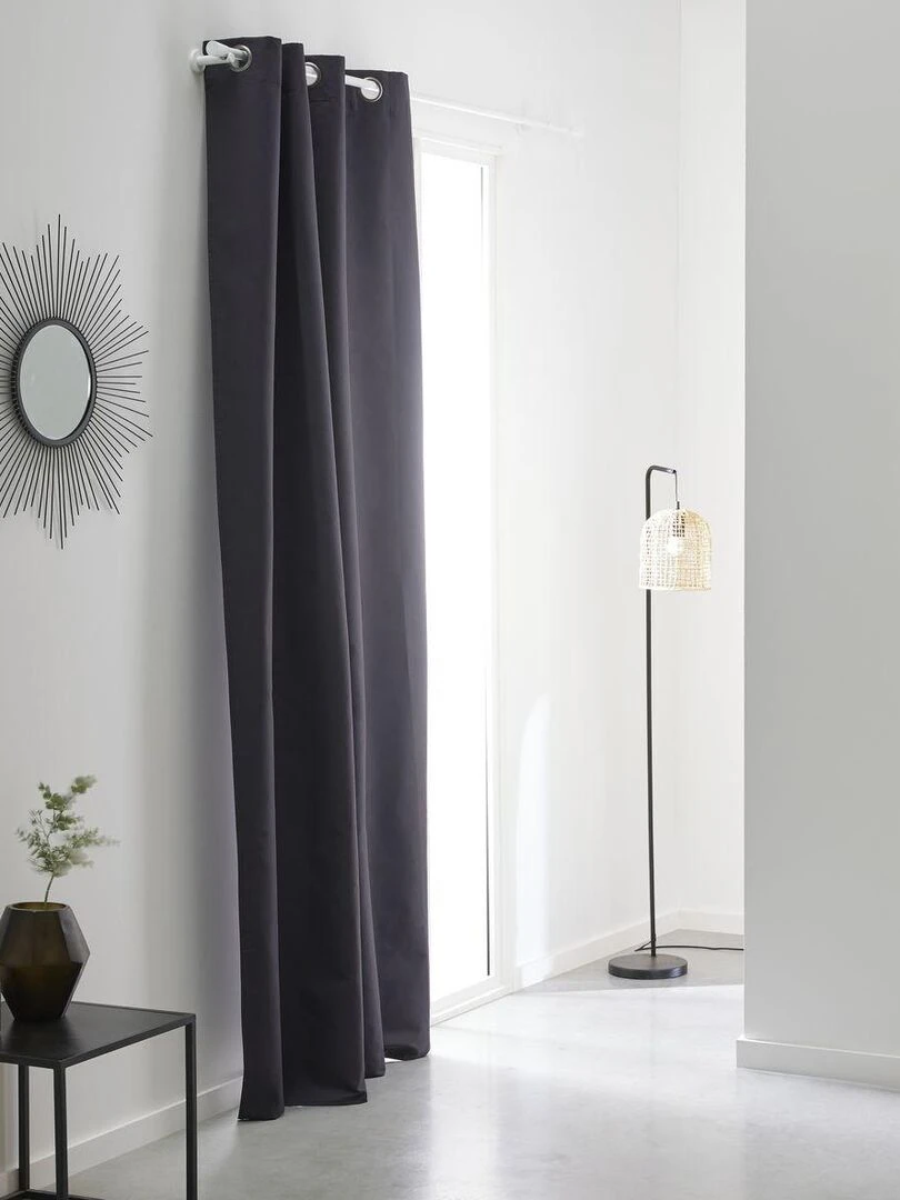 Rideau ultra occultant 'PRESTIGE' 'TODAY' Gris