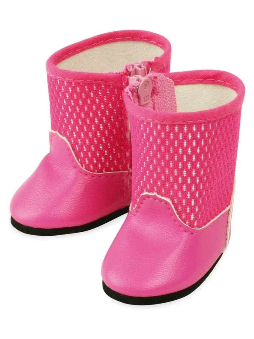 Bottes roses pour poupée de 39 à 48 cm N/A