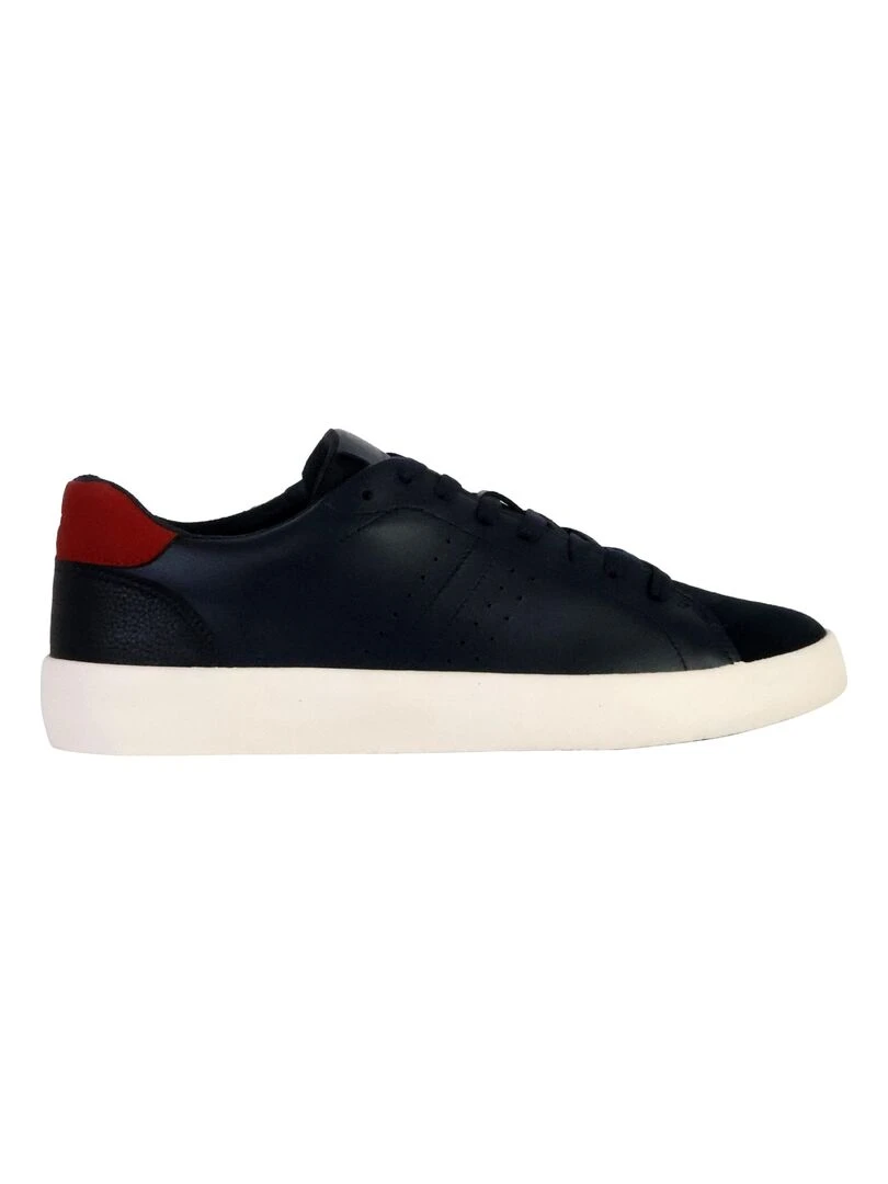 Basket Cuir Geox Affile* Bleu