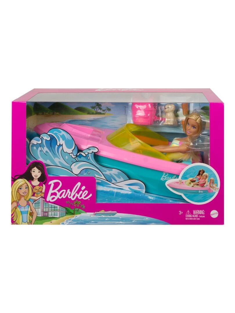 Barbie Et Son Bateau Coffret Avec Poupee Mannequin   N/A