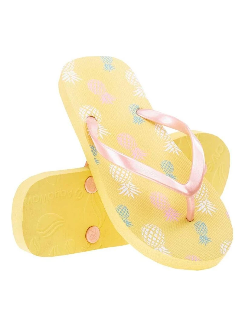 Aquawave   Tongs PAMIRA   Jaune clair