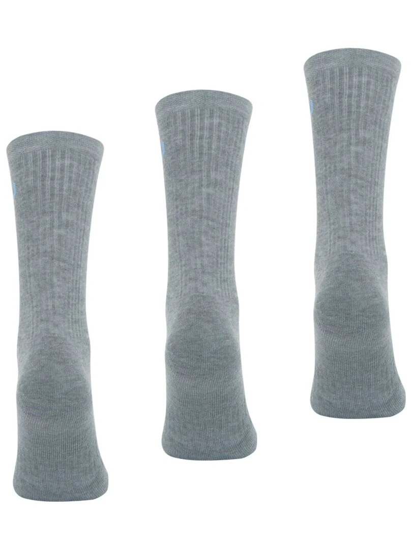 LOT DE 3 PAIRES DE CHAUSSETTES WILSON GRIS   Gris