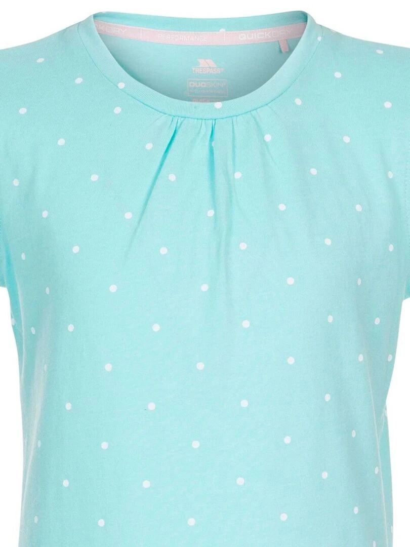 Trespass   T shirt HARMONY   Bleu Blanc