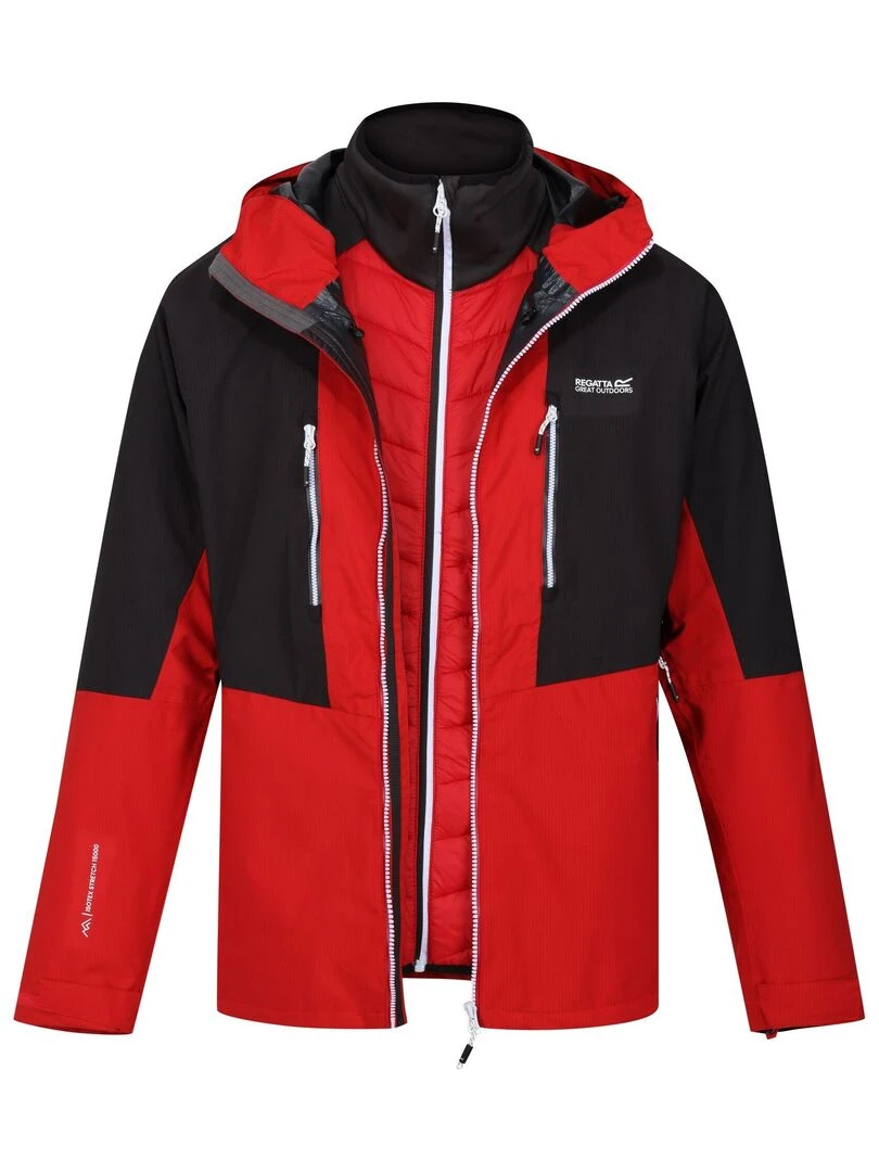 Regatta Veste imperméable SACRAMENTO Rouge brique